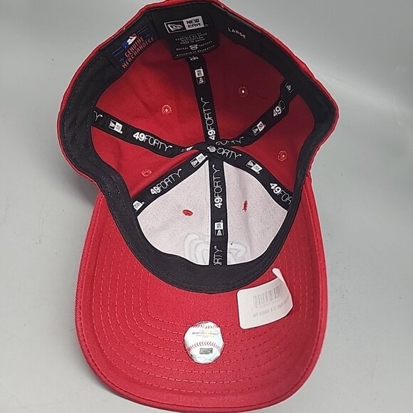 49FIFTY New Era Hat Washington Nationals Core Fit Cap size Large L - Picture 5 of 6